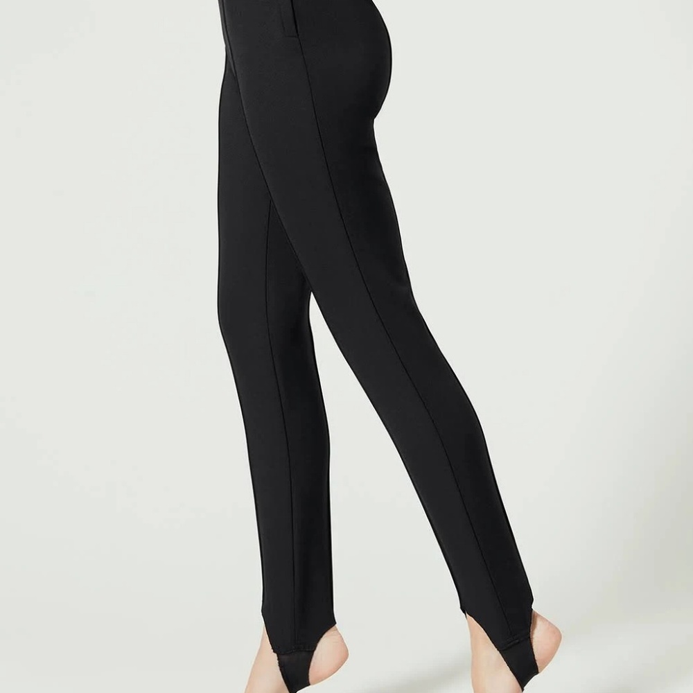 BOGNER BLACK SLIM FITTING INFEET SKI PANTS SIZE 8